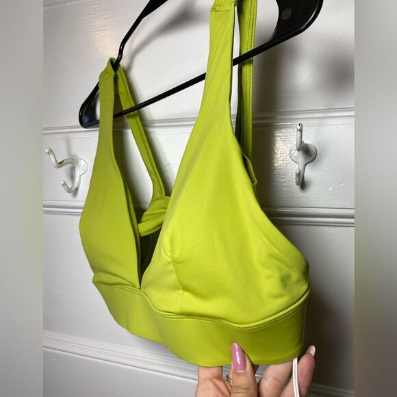 Everlane NEW The Triangle Tie-Back Bikini Top in Pepper Green Sz XL - Picture 6 of 14